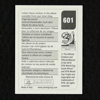 Honduras Badge Panini Sticker No. 601 - South Africa 2010