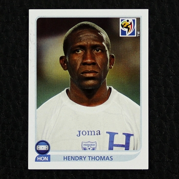 Hendry Thomas Panini Sticker No. 612 - South Africa 2010