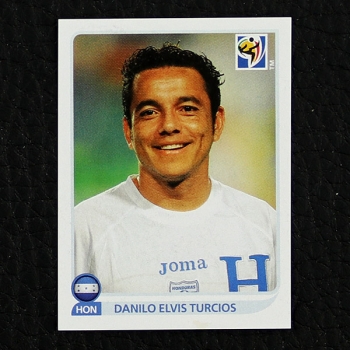Danilo Elvis Turcios Panini Sticker No. 613 - South Africa 2010