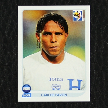 Carlos Pavon Panini Sticker No. 616 - South Africa 2010