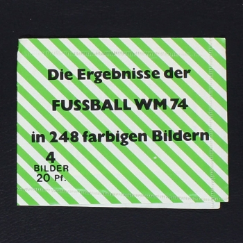 Fußball WM 74 Stockhaus sticker bag