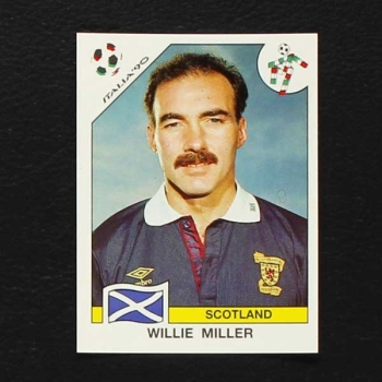 Italia 90 No. 215 Panini sticker Willie Miller
