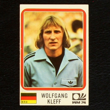 Wolfgang Kleff Sticker No. 85 Panini - München 74