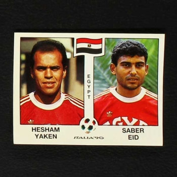 Italia 90 Nr. 443 Panini Sticker Yaken - Eid