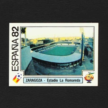 Espana 82 Nr. 034 Panini Sticker Zaragoza Stadion