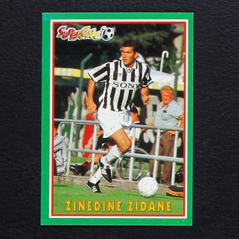 Zinedin Zidane Panini Sticker Super Calcio 96-97