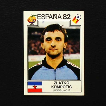 Espana 82 No. 317 Panini sticker Zlatko Krmpotic