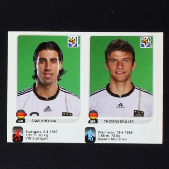 South Africa 2010 Panini update Sticker Khedira and Müller