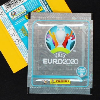 Euro 2020 Pearl Edition Panini Sticker Tüte Swiss