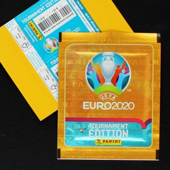 Euro 2020 Tournament Panini Sticker Tüte Französische Version