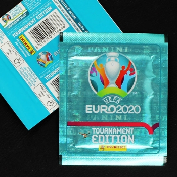 Euro 2020 Tournament Panini Sticker Tüte Belgische Version