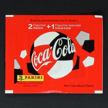 Euro 2020 Coca Cola Panini Sticker Tüte - Italien Version
