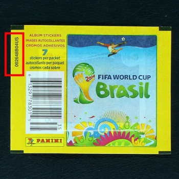 Brasil 2014 Panini USA Version + Number