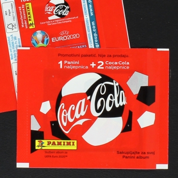 Euro 2020 Coca Cola Panini Sticker Tüte - Kroatien Version