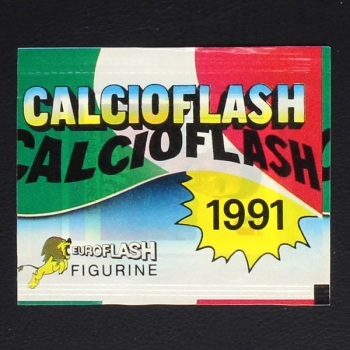 Calcioflash 1991 Euroflash Sticker Tüte