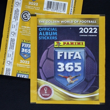 FIFA 365 2022 Panini Sticker Tüte Brasil Version