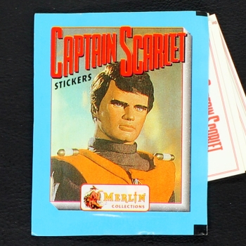 Captain Scarlet Merlin Sticker Tüte