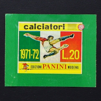 Calciatori 1971 Panini Sticker Tüte grüne Variante