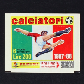 Calciatori 1987 Panini sticker bag