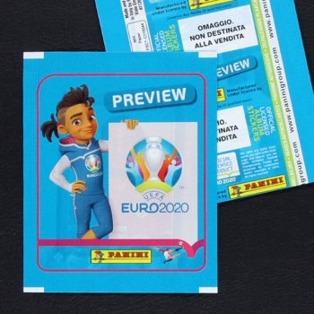 Euro 2020 Review Panini Sticker Tüte Omaggio Variante