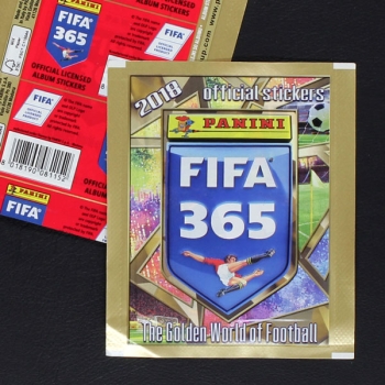 FIFA 365 2018 Panini Sticker Tüte rote Variante