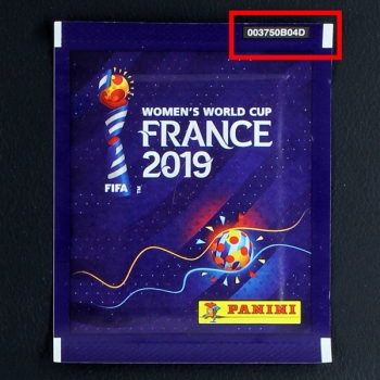 France 2019 Panini Sticker Tüte deutsche Variante