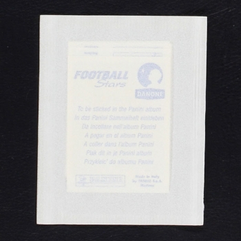 France 98 Panini Sticker Tüte weiße Danone Variante