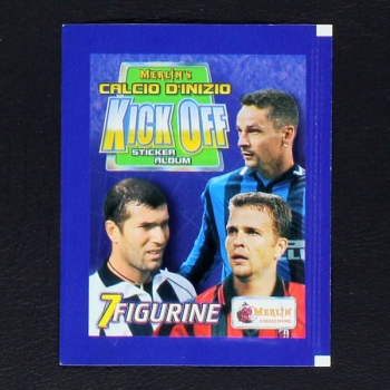Calcio D'Inzio Kick Off 1999 Merlin Sticker Tüte