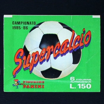 Supercalcio 1985 Panini sticker bag L.150 Version