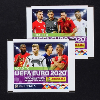 Road to Euro 2020 Panini Sticker Tüte 2 Varianten ohne Barcode