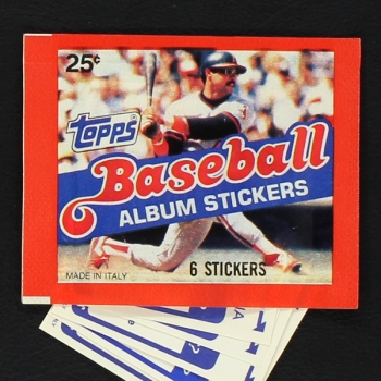 Baseball 1983 Topps sticker bag