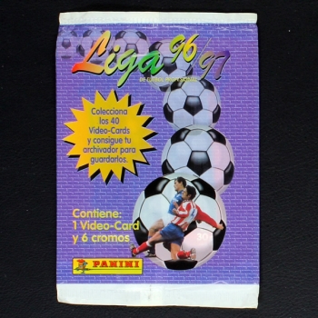 Liga 96 Panini sticker bag - Video-Card