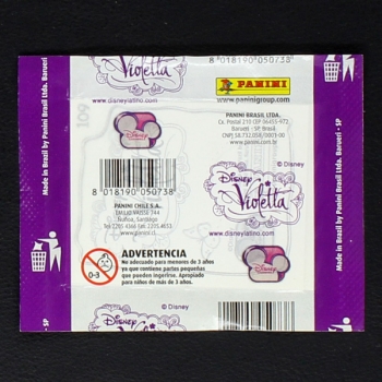 Violetta Panini sticker bag - Brasil Version