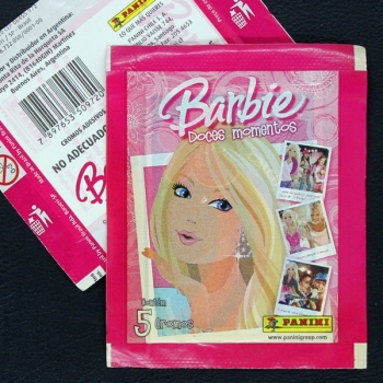 Barbie Dulces Momentos Panini Sticker Tüte - Brasil Version