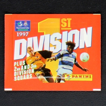 1St Division 1997 Panini Sticker Tüte