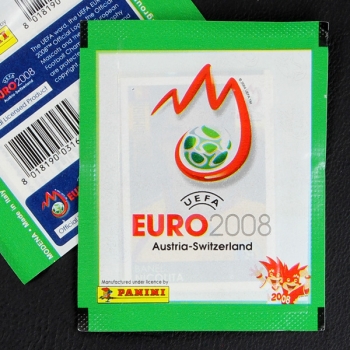 Euro 2008 Panini Sticker Tüte - EU Version grün
