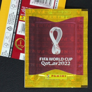 Qatar 2022 Panini Sticker Tüte - EU gold Version