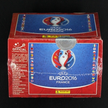 Euro 2016 Panini Box mit 100 Tüten - rote Version