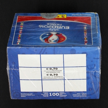 Euro 2016 Panini Box mit 100 Tüten - Version Deutschland