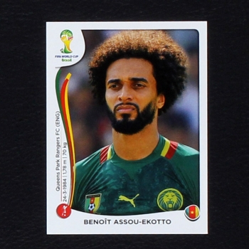 Brasil 2014 Nr. 096 Panini Sticker Benoit Assou-Ekotto