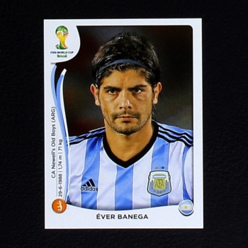 Brasil 2014 No. 423 Panini sticker Ever Banega
