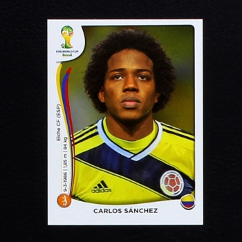 Brasil 2014 No. 193 Panini sticker Carlos Sanchez