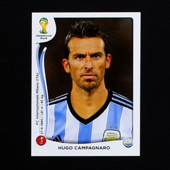 Brasil 2014 Nr. 418 Panini Sticker Hugo Campagnaro