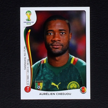 Brasil 2014 Nr. 092 Panini Sticker Aurelien Chedjou