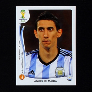 Brasil 2014 No. 425 Panini sticker Angel Di Maria