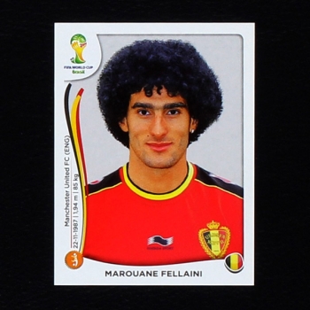 Brasil 2014 Nr. 576 Panini Sticker Marouane Fellaini