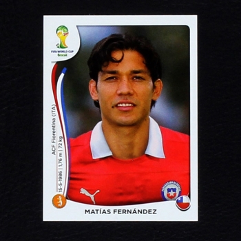 Brasil 2014 Nr. 157 Panini Sticker Matias Fernandez