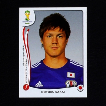 Brasil 2014 No. 248 Panini sticker Gotoku Sakai