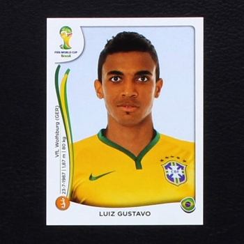 Brasil 2014 Nr. 042 Panini Sticker Luiz Gustavo
