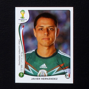 Brasil 2014 Nr. 085 Panini Sticker Javier Hernandez